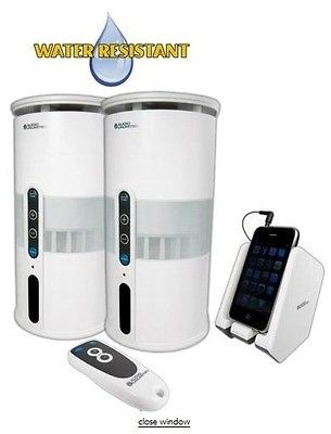 Audio Unlimited SPK VELO W3 WHITE Indoor/Outdoor Wireless Speakers w 