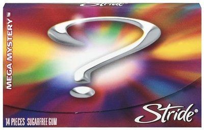 Stride Mega Mystery Sugarfree Chewing Gum   36 Pks