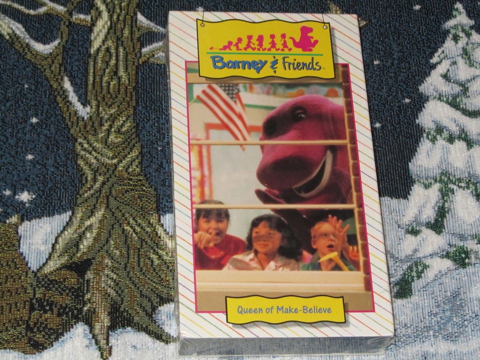   BARNEY & FRIENDS TIME LIFE *QUEEN OF MAKE BELIEVE* VHS VIDEO #12 HTF