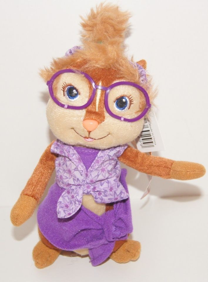 Alvin The Chipmunks Chipwrecked Chipettes Jeanette Soft Toy 20cm