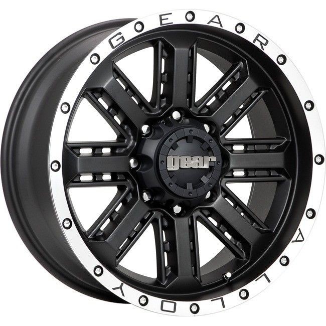 17 inch Gear Alloy Nitro black wheel rim 6x5.5 Sequoia Tacoma Tundra