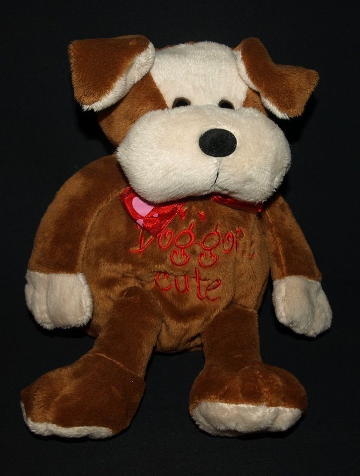 Dan Dee Collectors Choice Brown Dog Gone Cute Puppy Dog Stuffed Animal 