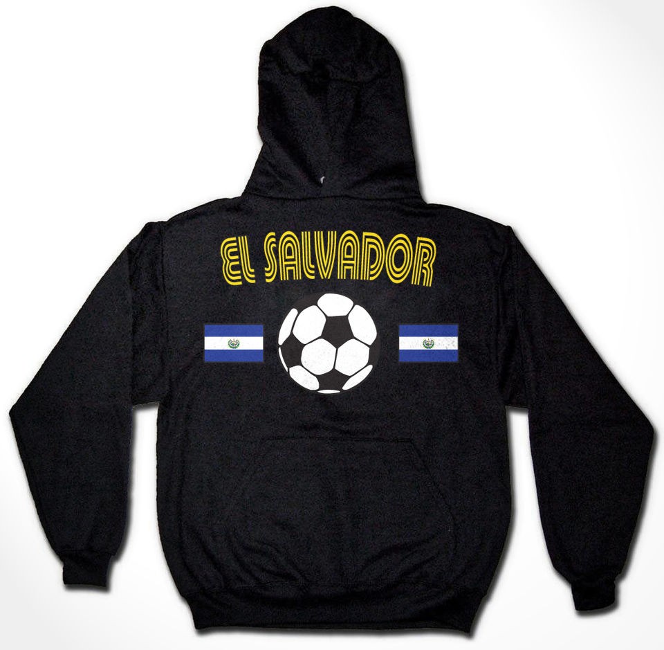 El Salvador Flag Football Soccer Sweatshirt Hoodie
