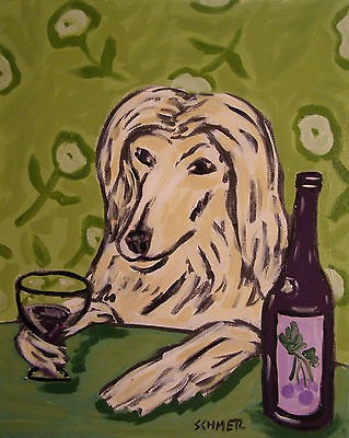 Afghan Hound at the wine bar picture dog animal coffee Mug 11 oz gift