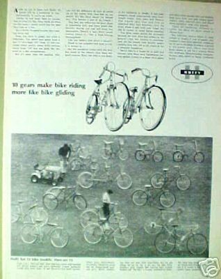 1967 Huffy Rail,Belair,Dr​agster,Carlton Bicycle/Bike AD