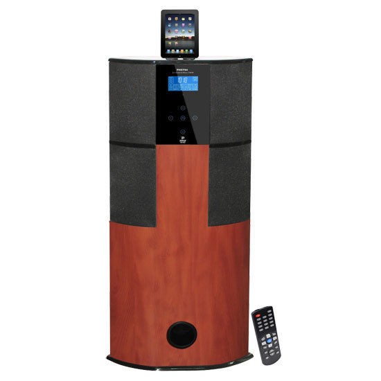   Digital 2.1 Channel Home Theater Tower w/ iPod/iPhone Docking Station
