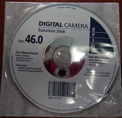 canon digital camera solution disk in Cameras & Photo
