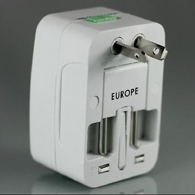   Universal US UK AU EU Travel Power Charger Adapter Plug Converter NEW