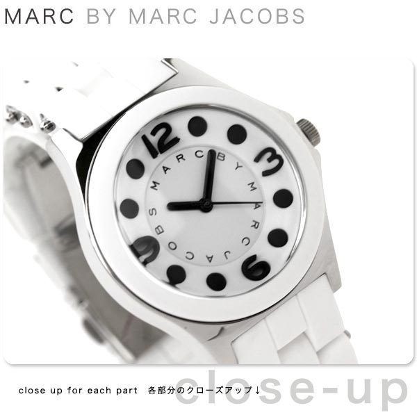 Marc Jacobs Watch Pelly Black White Silicone with Original Box MBM2533 