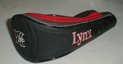 Genuine Red Black LYNX Golf Club Oversized DRIVER Headcover Padded 