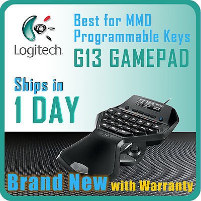 NEW* Logitech G13 Advanced Gameboard Mouse USB == Best for Online MMO 