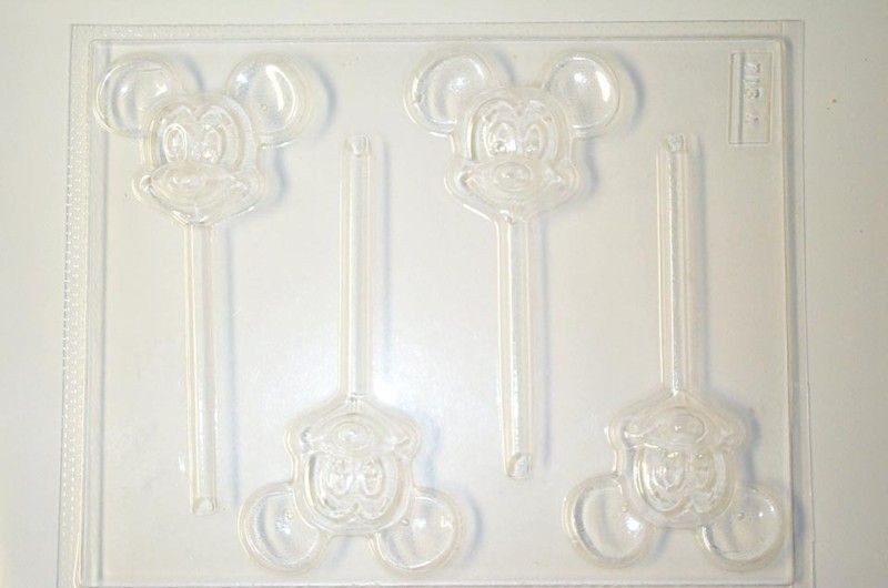 MICKEY MOUSE CHOCOLATE LOLLIPOP CANDY MOLD *