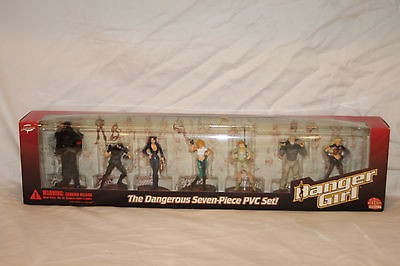 Cliffhanger Danger Girl DC Direct 7 Piece PVC Set New in Box