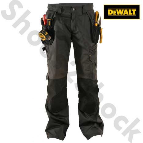 DEWALT LOW RISE WORK TROUSERS GREY DWC17 014 WAIST SIZE 30 42 LEG 