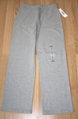 NWT Womens ANNE KLEIN SPORT Gray Knit Lounge Pants Size Medium M