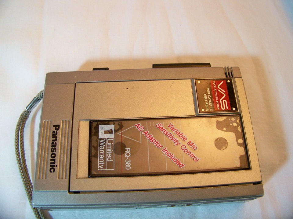 vintage panasonic cassette player