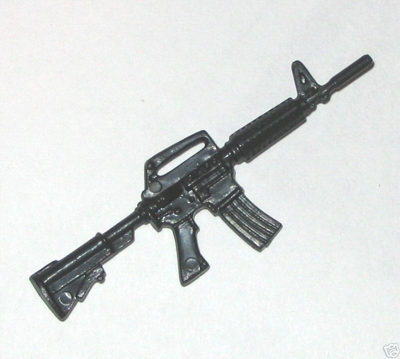 Carbine Assault Rifle XM177 (3) 118 Scale Weapons for 3 3/4 