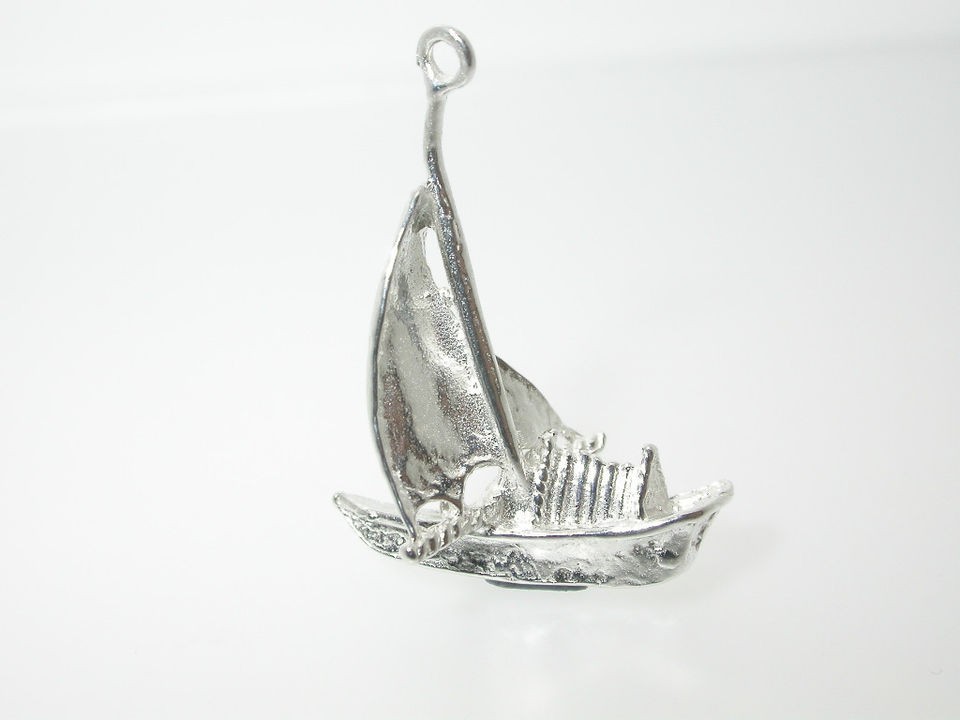 STERLING SILVER SAILING BOAT CHARM BRAND NEW FROM UK BASED TRADER