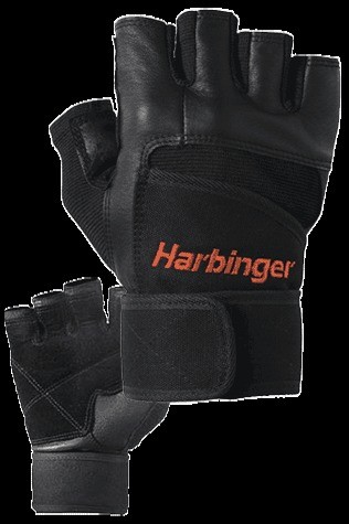 NEW 140 HARBINGER PRO WRIST WRAP WEIGHT LIFTING GLOVES