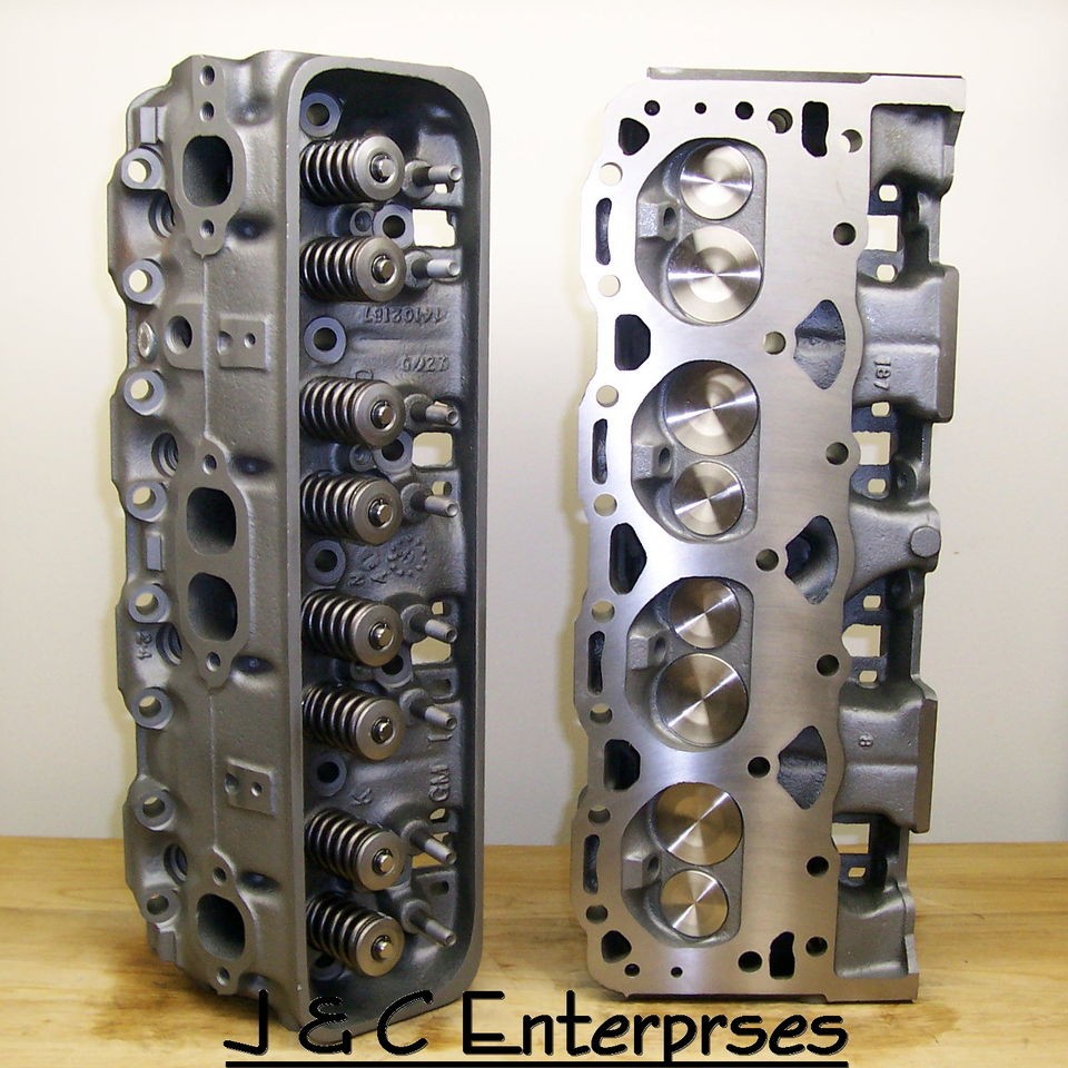  327 350 400 CHEVY CYLINDER HEADS 187 SBC .550 SPRINGS BRONZE GUIDES