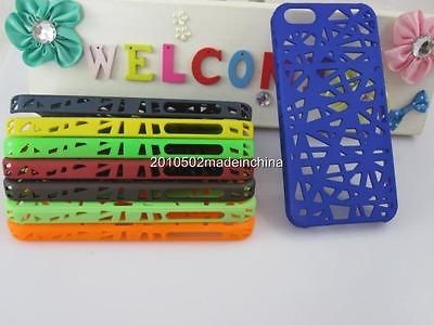 Wholesale×10 New Hard PC Thin Bird Nest Case Cover For Iphone 5 5g