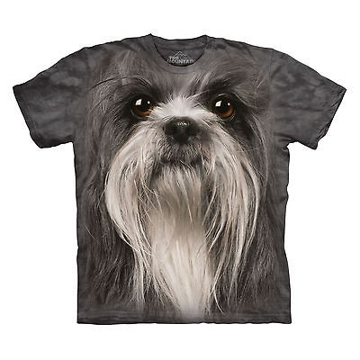 THE MOUNTAIN SHIH TZU FACE SIZE LARGE CUTE TEA CUP PUPPY DOG PET T 