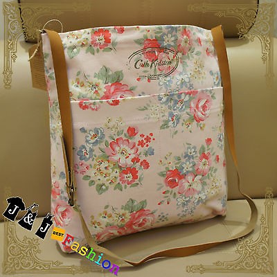 BNWT*CATH KIDSTON* Messenger Bag with Leather Strap (Spring Bouquet)