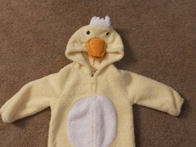 Old Navy Baby Infant Newborn Duck Chicken Yellow Halloween Costume 