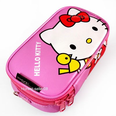   Carry Pink Hello Kitty Soft Game Case Bag Pouch For Nintendo DSi LL XL