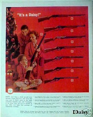 1964 Daisy Christmas Holiday Kids BB Guns Western Carbine Rifle Model 