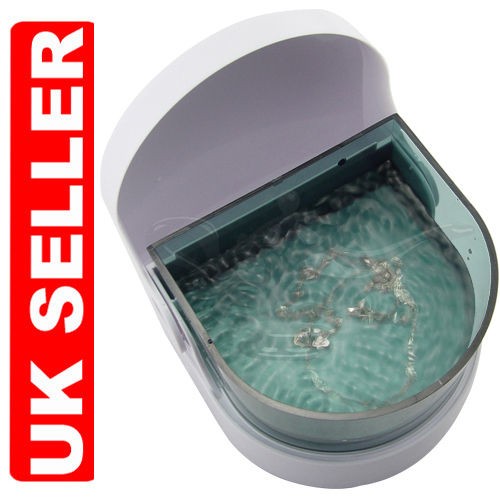   Ultra Sonic Cleaner Bath Compact Cordless for Jewellery Ring Dentures