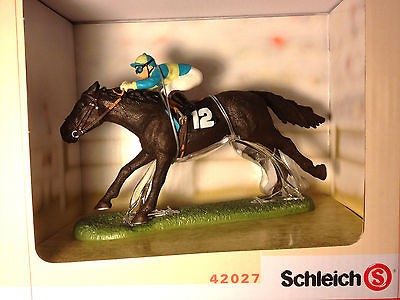 Schleich Race Horse And Jockey Gift Set   Item 42027   New In Box 