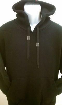 HEAVYWEIGHT PULLOVER HOODIE BLACK OR GREY SM 4X PLAIN