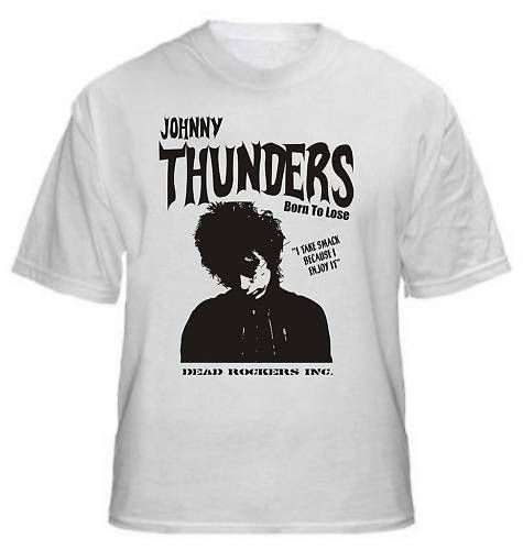 Johnny Thunders T Shirt, New York Dolls, Heartbreakers , All Sizes 