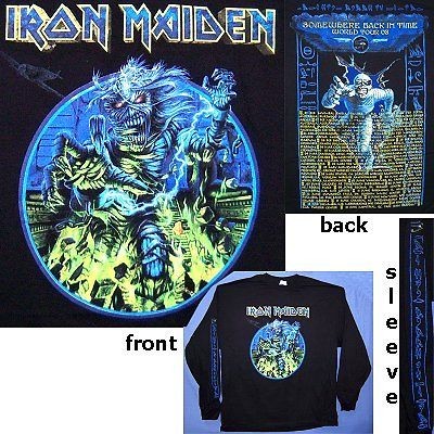 iron maiden tour shirts in Clothing, 