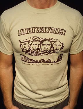 Highwaymen t shirt the vtg tour willie nelson johnny cash waylon 