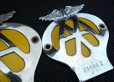 small aa badge motor cycle scooter bsa triumph vespa from