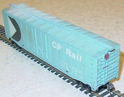 tyco cp rail pac man blue 50 pd boxcar wmwkd