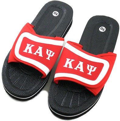 kappa alpha psi 3 letter fraternity mens flip flop sandals