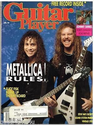 Guitar Player Magazine (April 1989) Metallica / Johnny Shines / Steve 