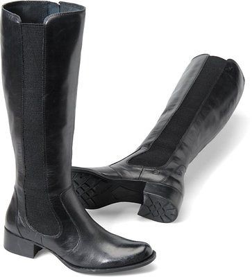 women s born riding boot valentina black leather b51403