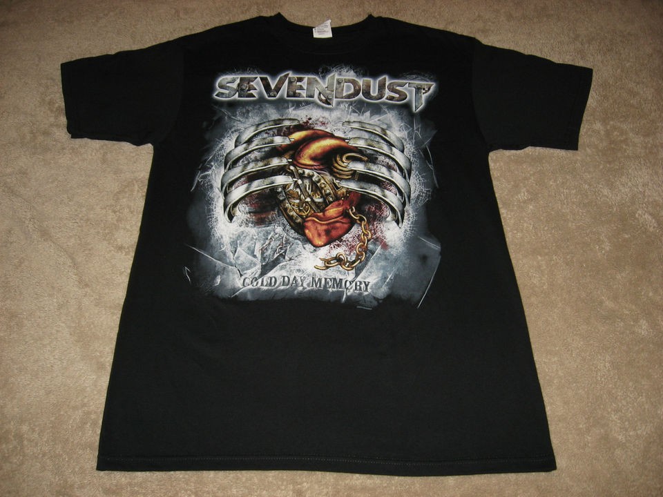 sevendust cold day memory large black t shirt