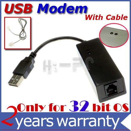 USB 56K V 90 External Dial Up PCI Voice Fax Data Modem