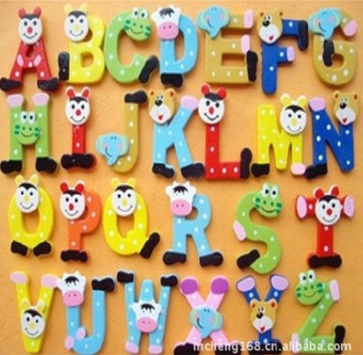    Letters Alphabet Fridge Magnet Educational Toy Baby Kids Favour Gift