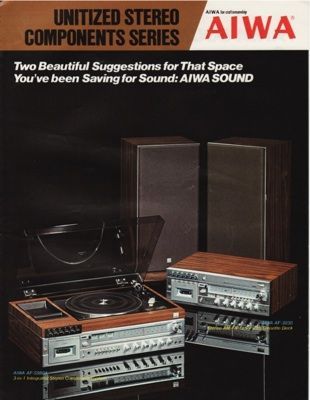   Brochure for the Aiwa AF 5080A, AF 3030 Integrated Stereo Systems