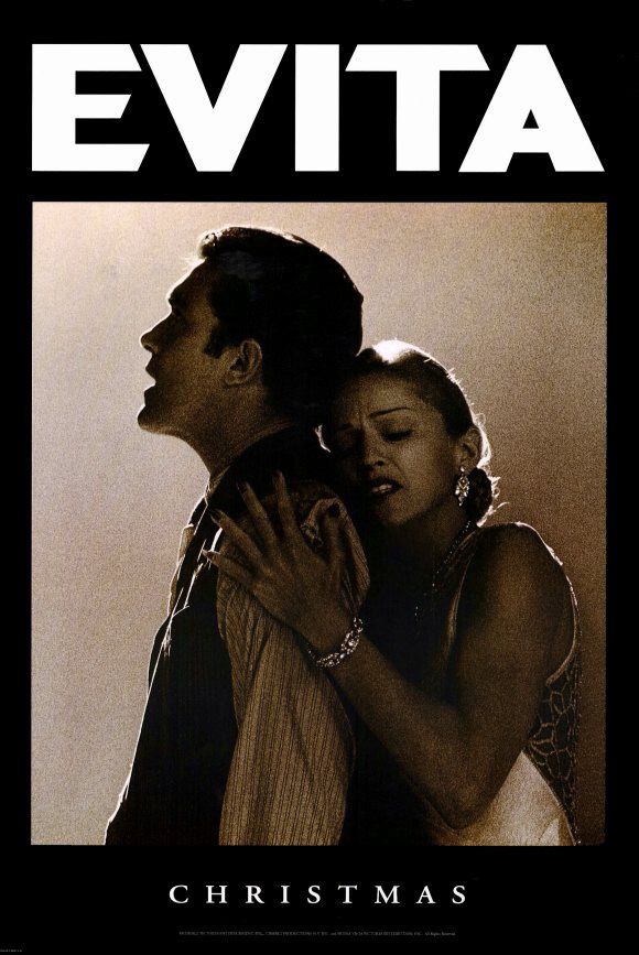 Evita Movie Poster 2 Sided Original Advance Mint 27x40