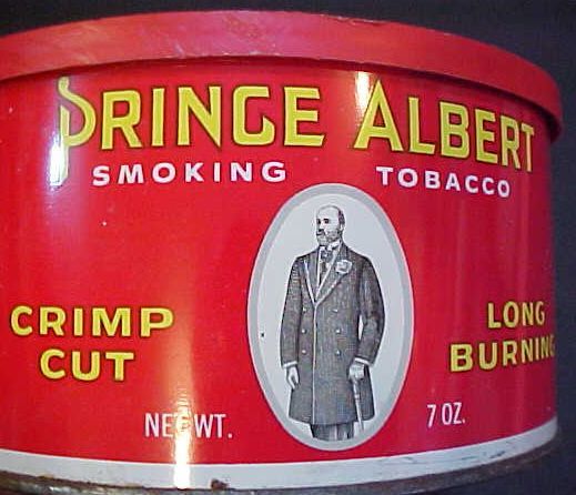 Reynolds Tobacco Company Vintage Prince Albert 7 oz Flat Round 