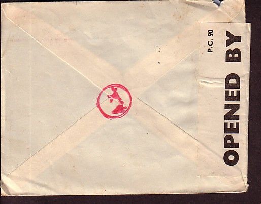 WWII PC90 German AX Censor Cover Alger BAB El Oued RC