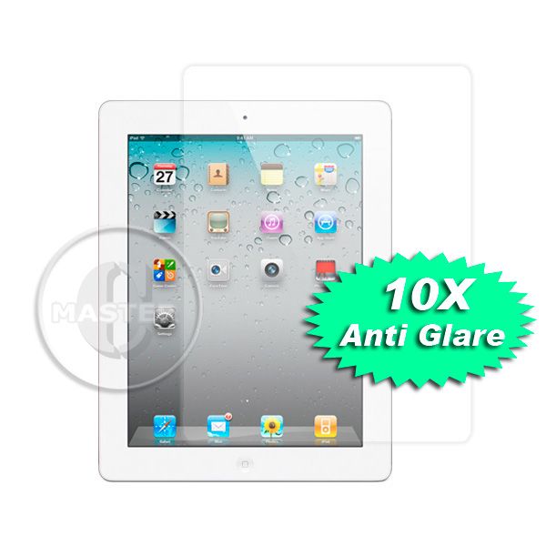 10x iPad 2 II Anti Glare Fingerprint Mat Clear Front LCD Screen 