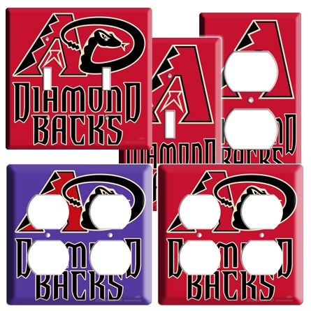 New Arizona Diamondbacks Baseball MLB Cover Plate Combo